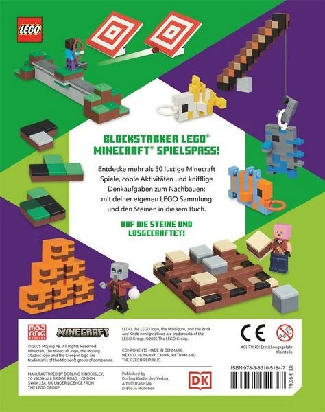Spielebuch LEGO Minecraft – Cover
