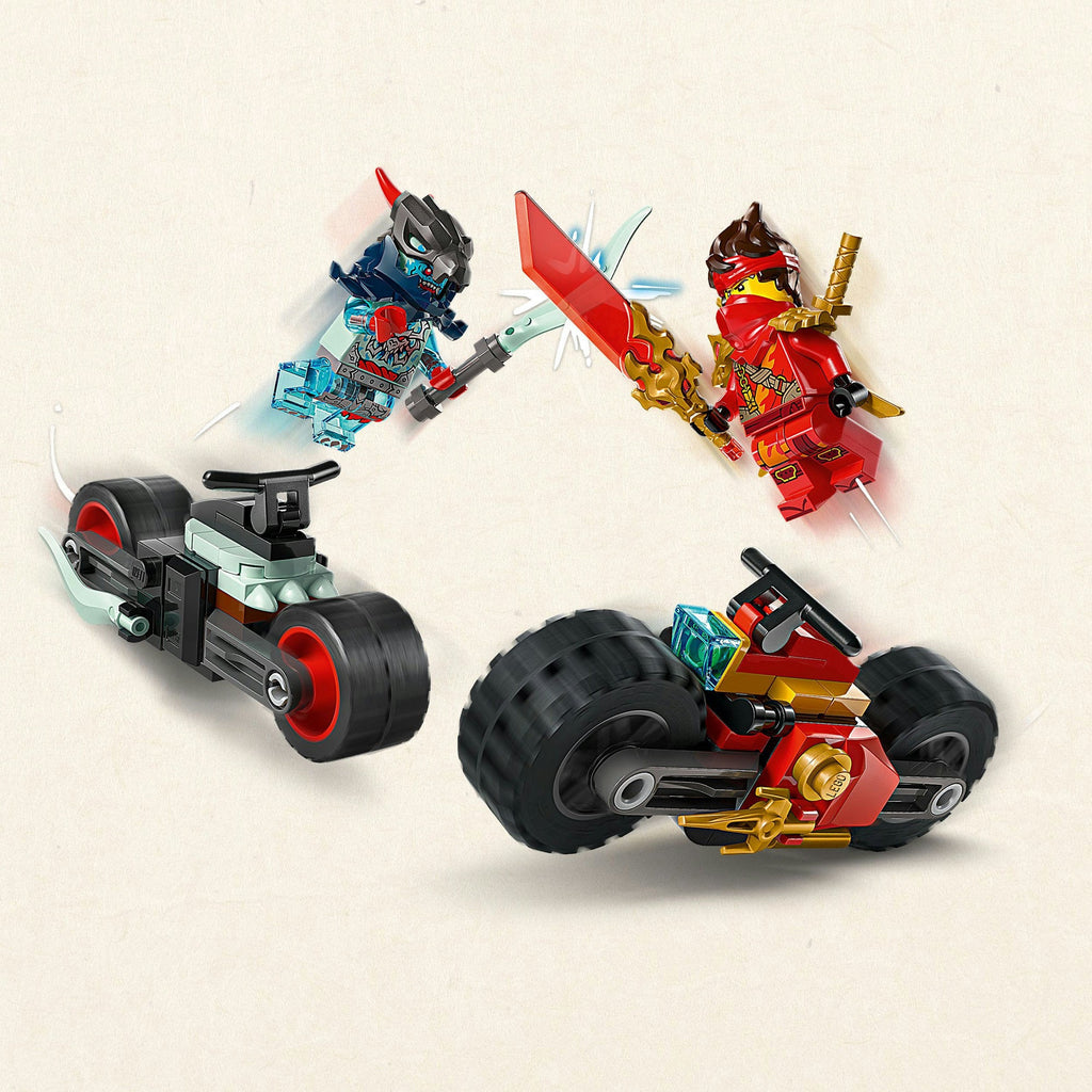 LEGO Ninjago 71838 Kais Motorradrennen mit 2 Ninja-Bikes & Figuren
