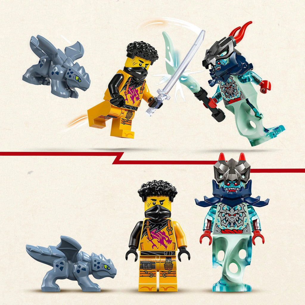 LEGO 71839 Arins Spinjitzumech mit Minifiguren & Baby Riyu
