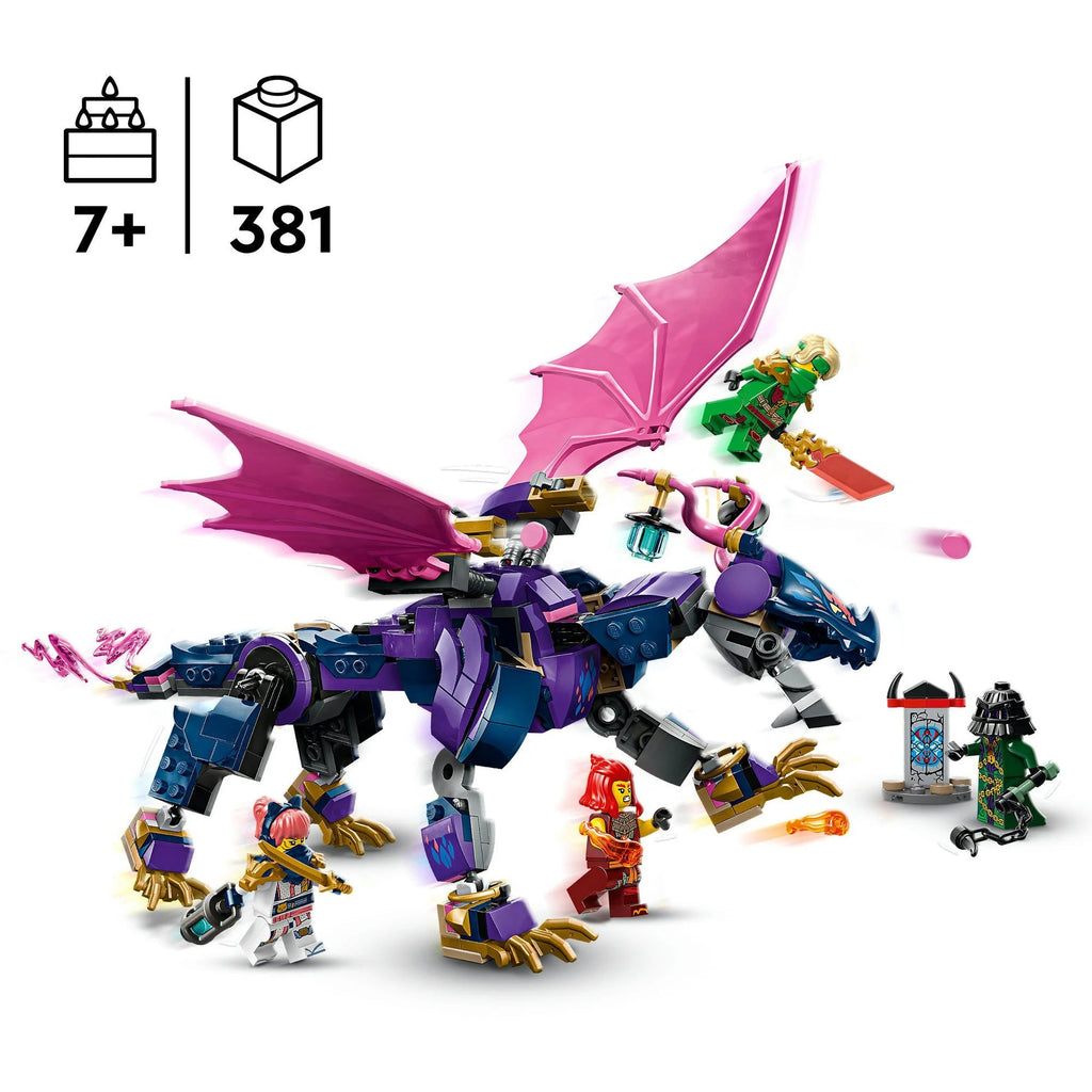 LEGO 71842 Ninjago Rontu Meisterdrache mit Figuren & Shooter
