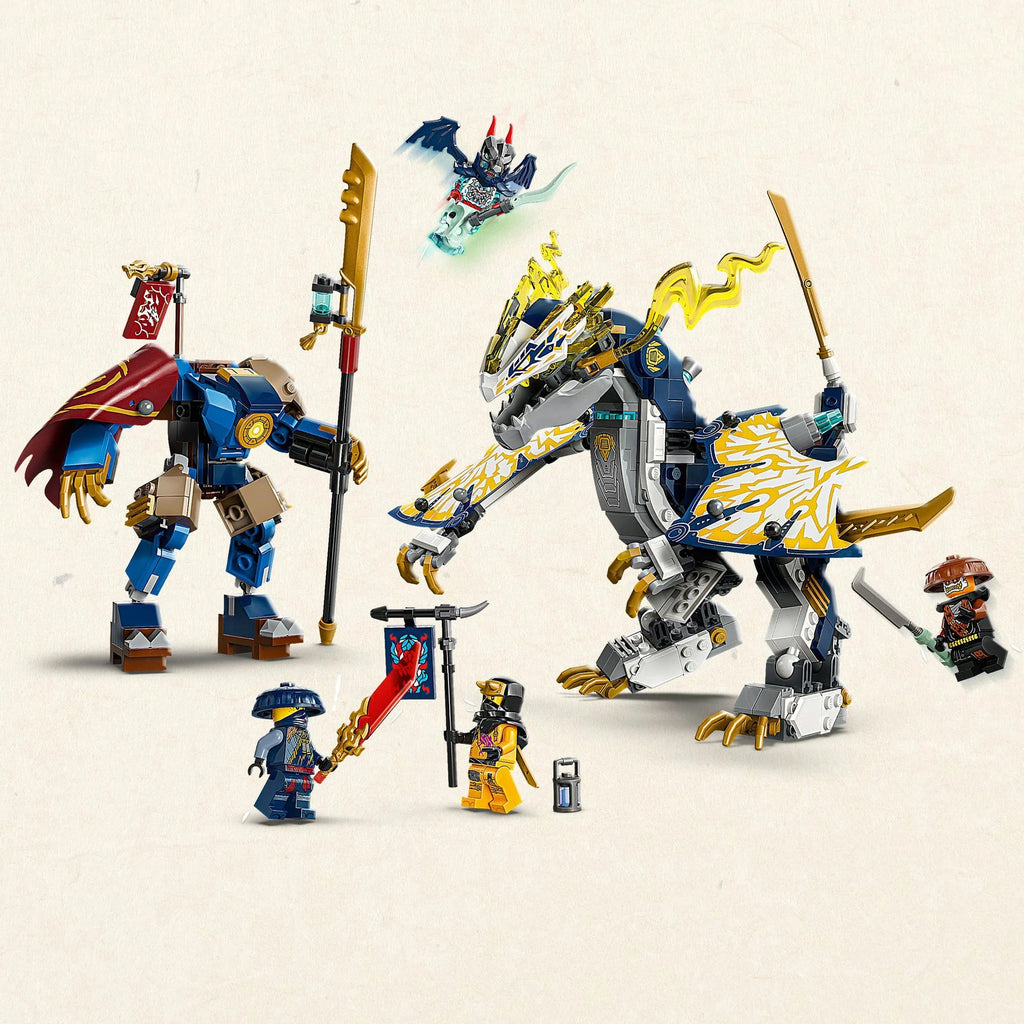 LEGO 71843 Ninjago Mech-Drachenreiter als 2-in-1 Set mit Drachen & Figuren