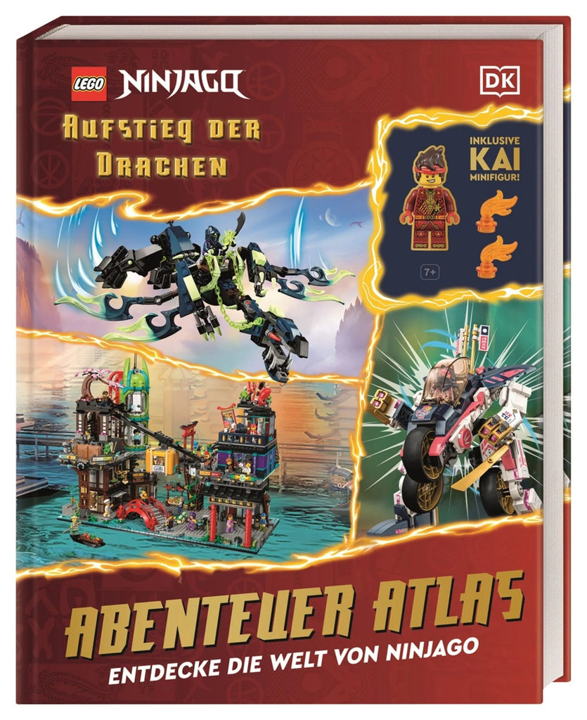 LEGO NINJAGO Aufstieg der Drachen Abenteuer Atlas mit Kai Figur
