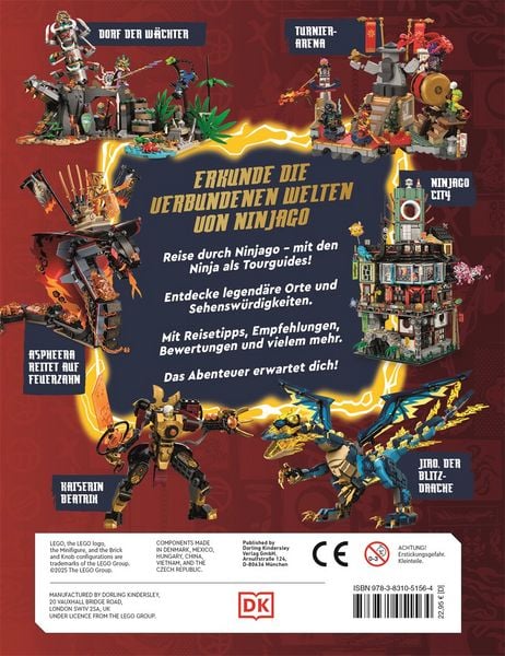 LEGO NINJAGO Abenteuerbuch mit exklusiver Kai Minifigur
