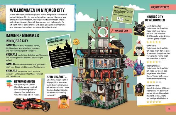 LEGO NINJAGO Kinderbuch ab 6 Jahren mit Kai Minifigur
