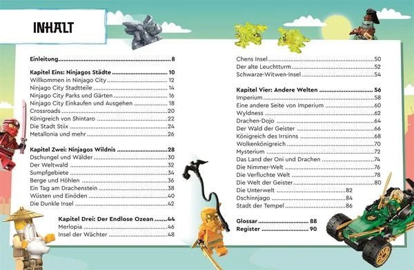 NINJAGO Aufstieg der Drachen Atlas Buch mit LEGO Figur
