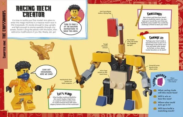 NINJAGO World Builder Set – Buch und Minifigur
