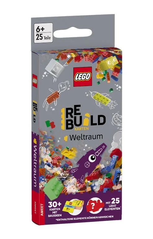 LEGO Rebuild Karten Weltraum mit 25 LEGO Elementen
