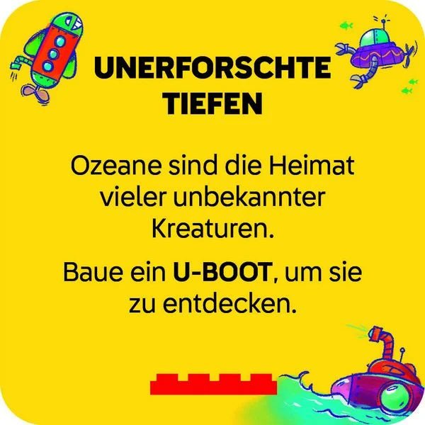ReCreate Set LEGO Meer & Ozean mit Überraschungskarten