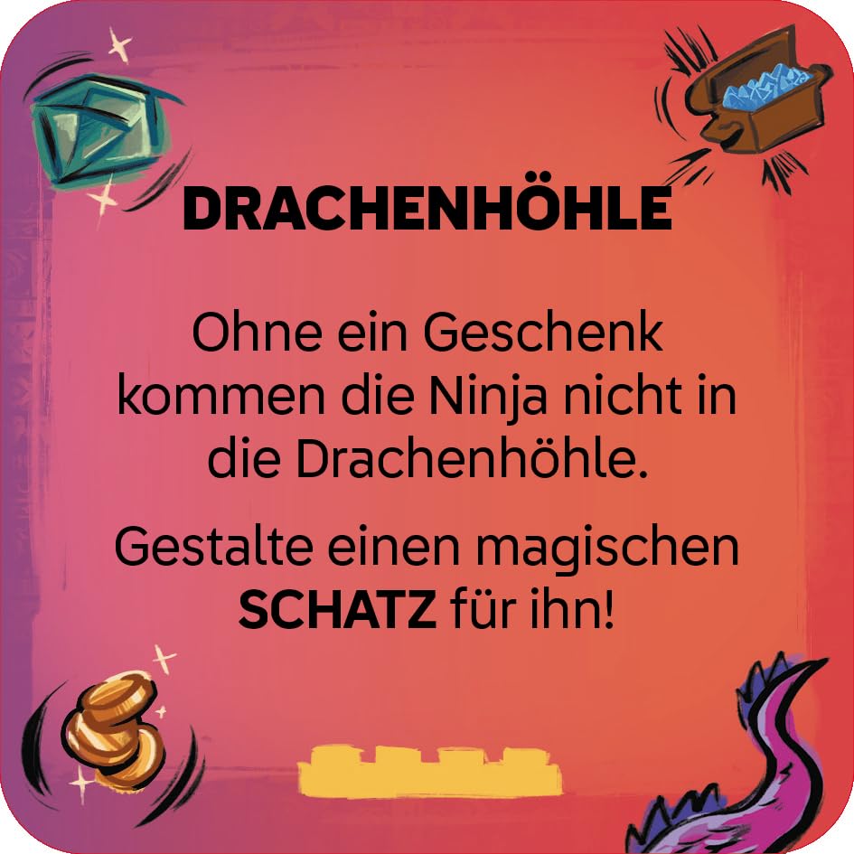Ninja-Bauspaß mit LEGO Karten – 32 Aufgaben & Bausteine