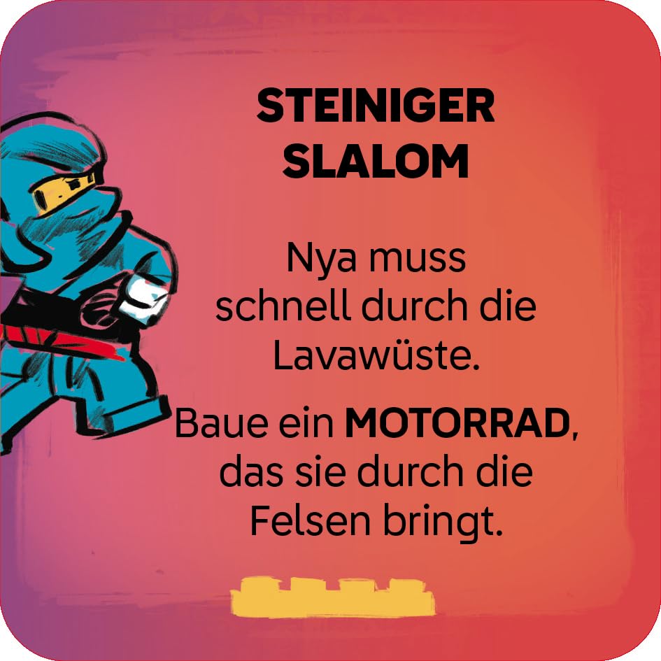 LEGO Ninja-Abenteuer Karten – Kompaktes Bauset für Kinder