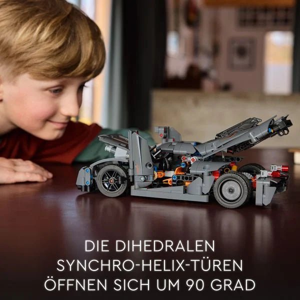 LEGO Technic 42173 - Koenigsegg Jesko Absolut Supersportwagen in Grau - LEGO