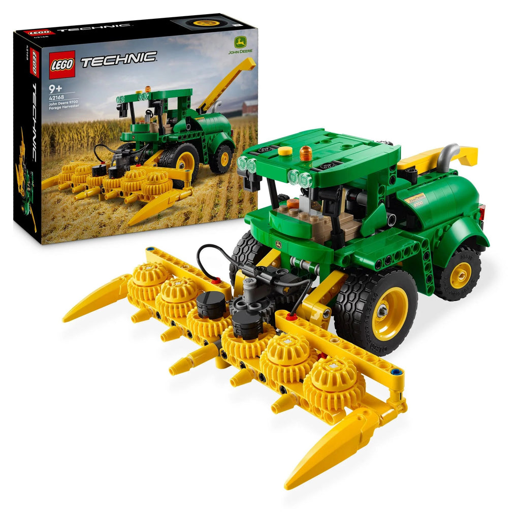 LEGO Technic John Deere 9700 Forage Harvester in klassischer grüner Lackierung
