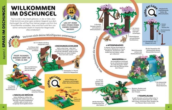 LEGO Bau-Set mit 150 Steinen, 4-in-1 Fahrzeugen und Buch ab 6
