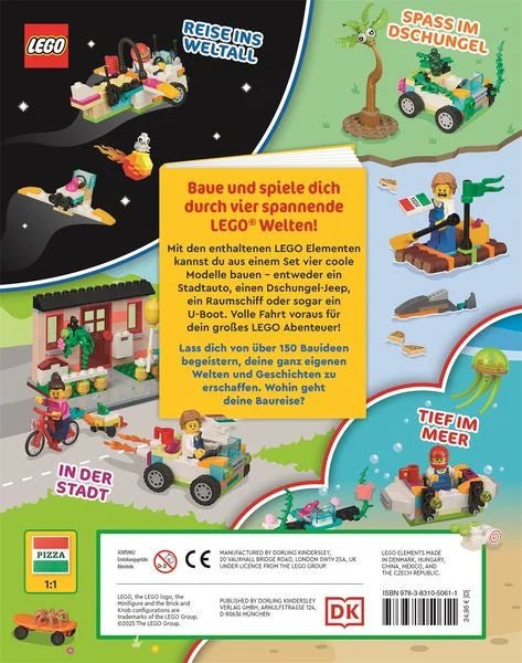 LEGO World Builder Kreativset mit Minifigur Paul und 150 Steinen
