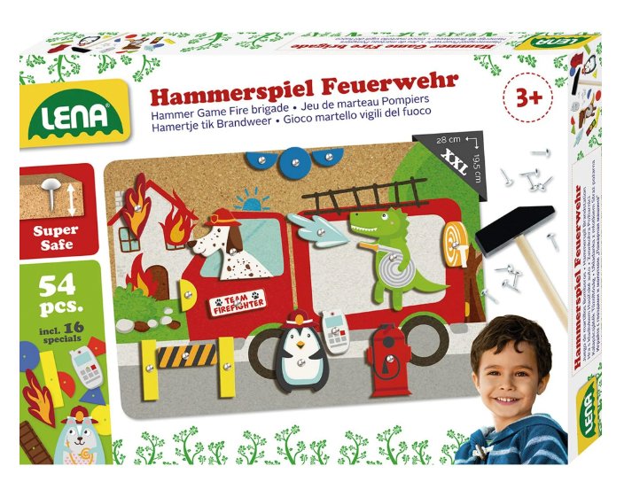LENA® Hammerspiel Feuerwehr - Simm Spielwaren