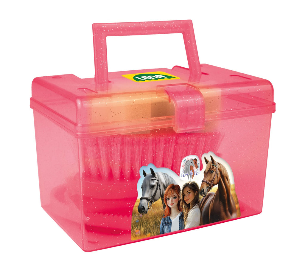 LENA Putzbox mit Zubehör Hobby Horsing für Kinder ab 3 Jahren
