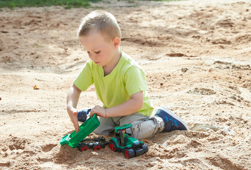 LENA Truckies Traktor mit Anhänger - Simm Spielwaren