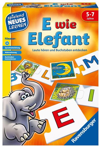 Lernspiel - E wie Elefant - Ravensburger