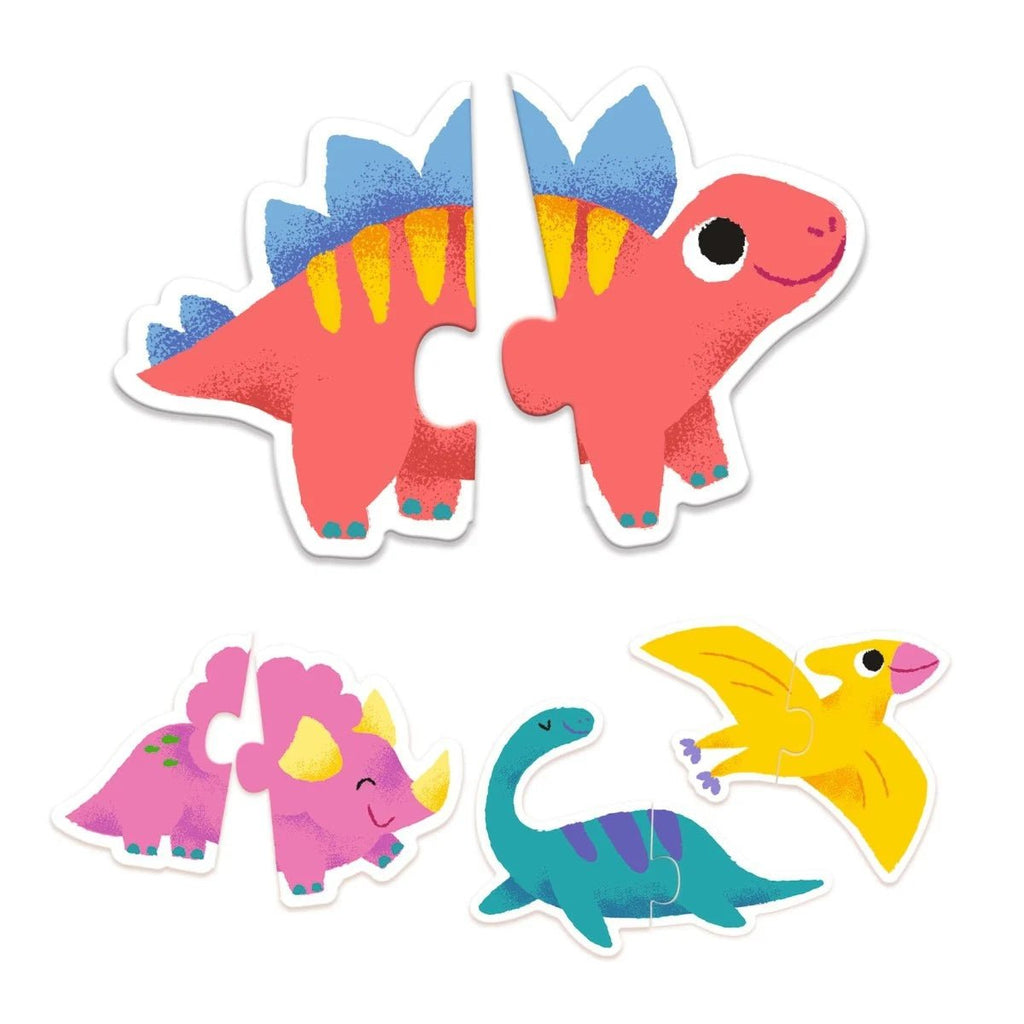 Lernspiel: Puzzle duo: Dinos - Djeco