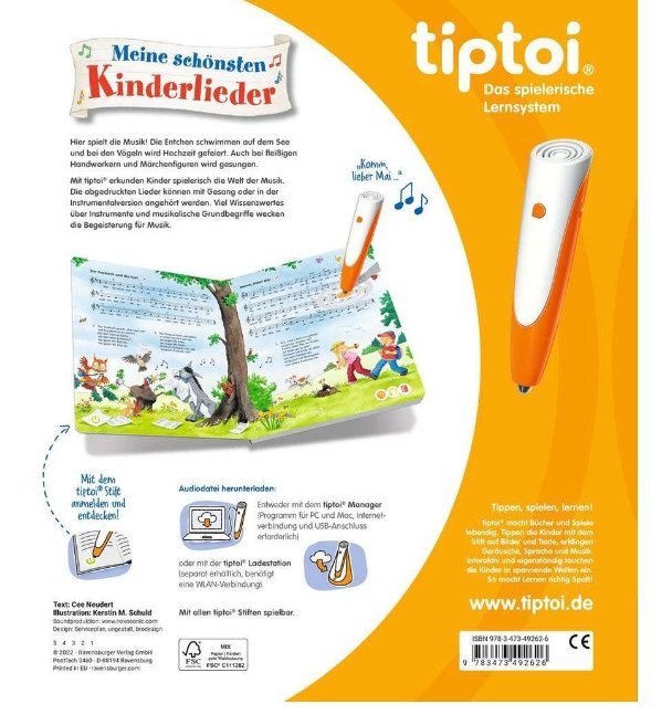 Lernspiel - Tiptoi®Buch - Meine schönsten Kinderlieder - Ravensburger