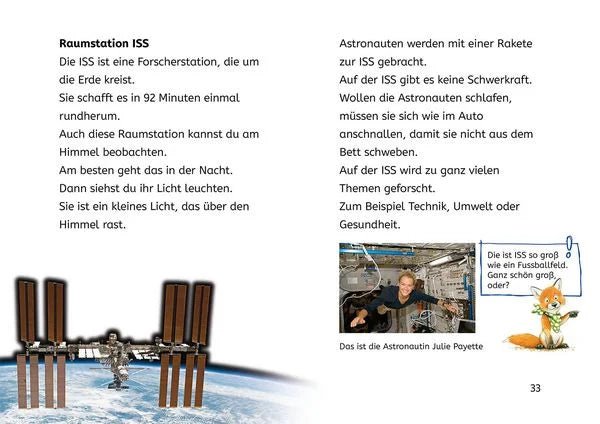 Leserätselbuch über Sterne & Planeten ab 7 Jahren mit Wissen und Aufgaben