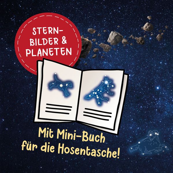 Leserätselbuch über Sterne & Planeten ab 7 Jahren mit Wissen und Aufgaben