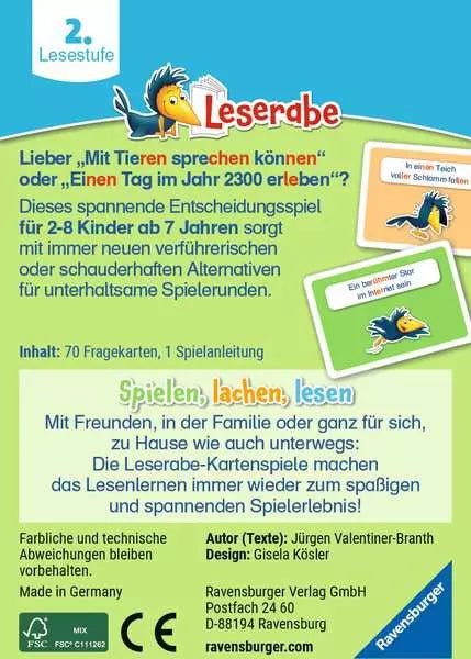 Leserabe - Lernspiel Was magst Du lieber? - Ravensburger