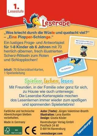 Leserabe - Scherz - Rätsel - Lernspiel ab 6 Jahren - Ravensburger