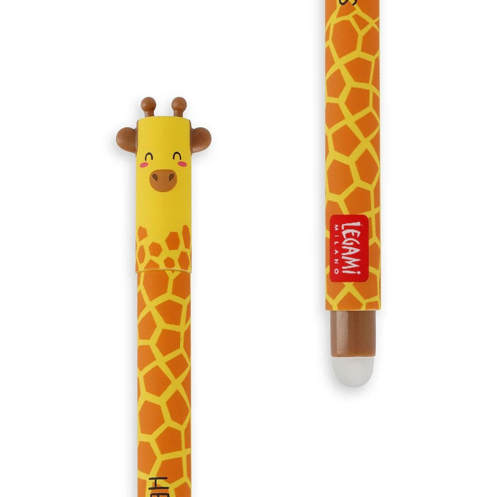 Löschbarer Gelstift - Erasable Pen Giraffe - Legami