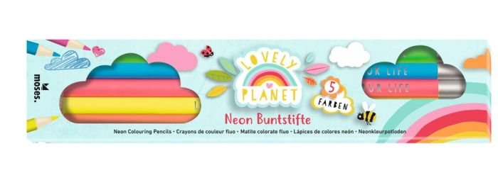 Lovely Planet Buntstifte Neon oder Metallic - Moses