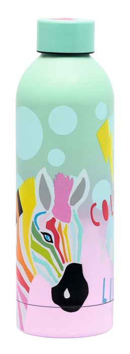 Lovely Planet Edelstahl Isolierflasche 500 ml Zebra Design ab 6
 Jahren