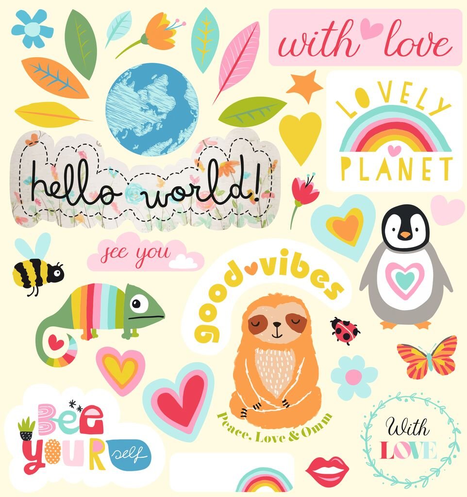 Lovely Planet Stickerbuch - Moses