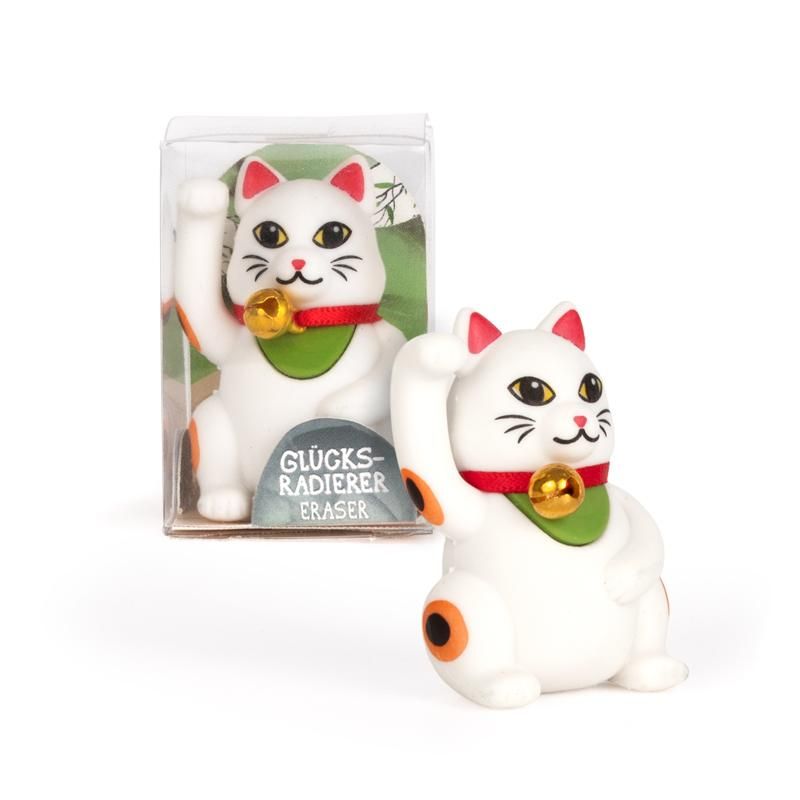 LUCKY CAT Glücks - Radierer - Trendhaus