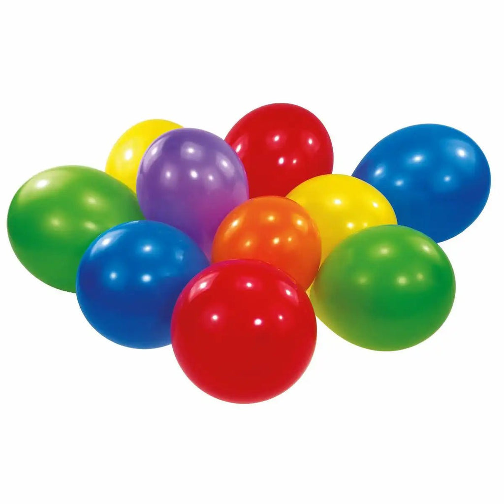 100 Luftballons mehrfarbig Ø 22,3 cm Set Partydeko
