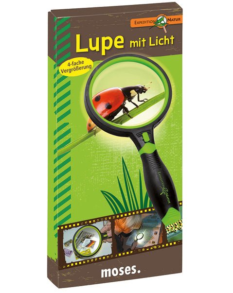 Lupe mit Licht  - Moses