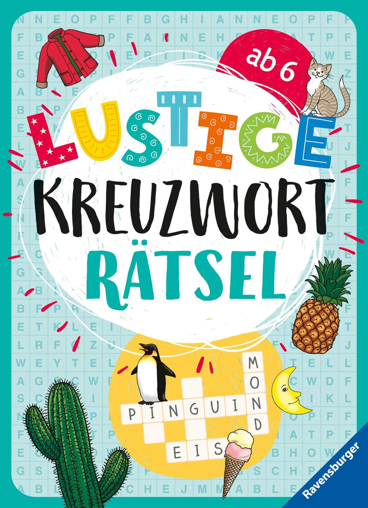 Kreuzworträtsel Rätselblock Kinder ab 6 Jahren über 50 Rätsel
