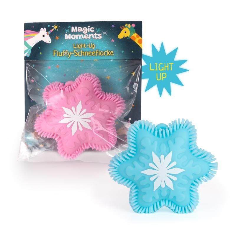 Magic Moments - Fluffy - Schneeflocke Light - Up, 2 - fach sortiert - Trendhaus