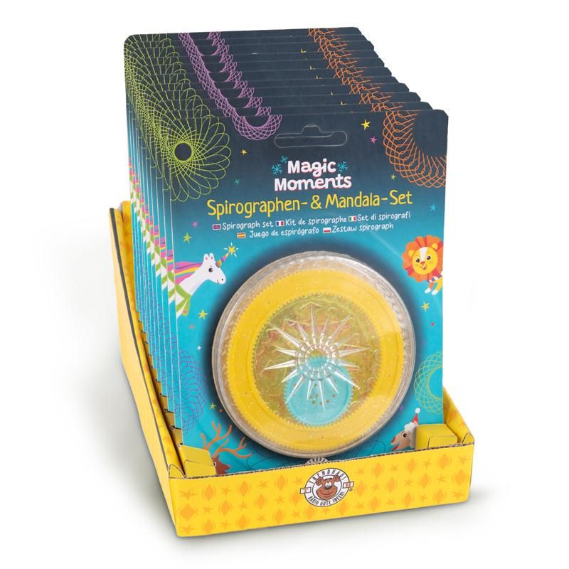 MAGIC MOMENTS - Spirographen & Mandala - Set 6 - teilig - Trendhaus