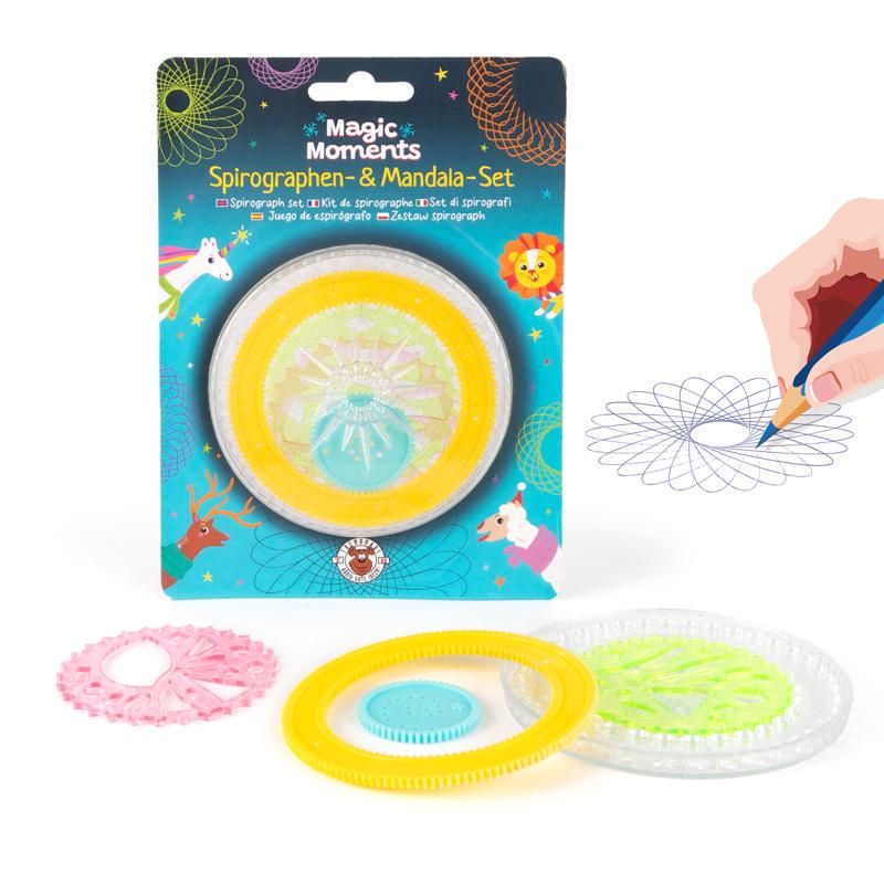 MAGIC MOMENTS - Spirographen & Mandala - Set 6 - teilig - Trendhaus