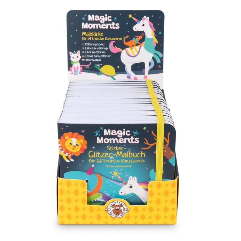 Magic Moments - Sticker Glitzer - Malbuch - Trendhaus