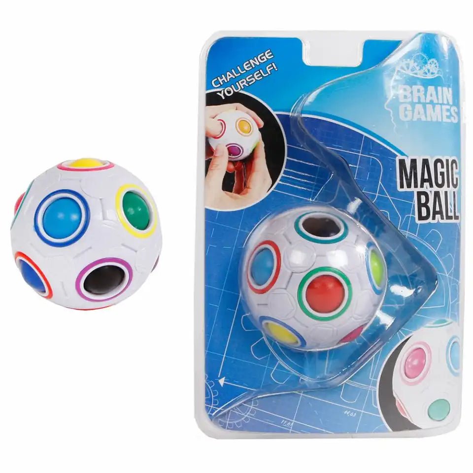 Magic Puzzle Ball Geduldsspiel mit bunten Kugeln
