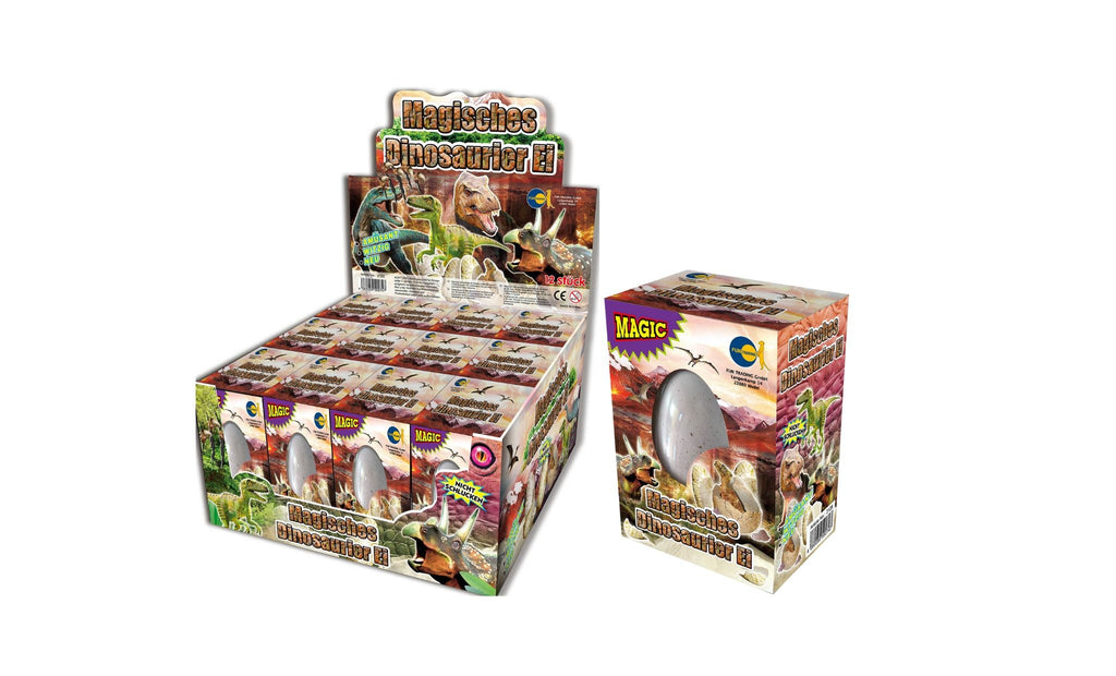 Magisches Dinosaurier Ei zum Schlüpfen mit Überraschungseffekt
