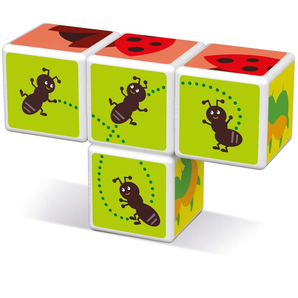 Magnetbausteine - Geomag Magicube Printed Insects + Cards 7 pcs - Geomag