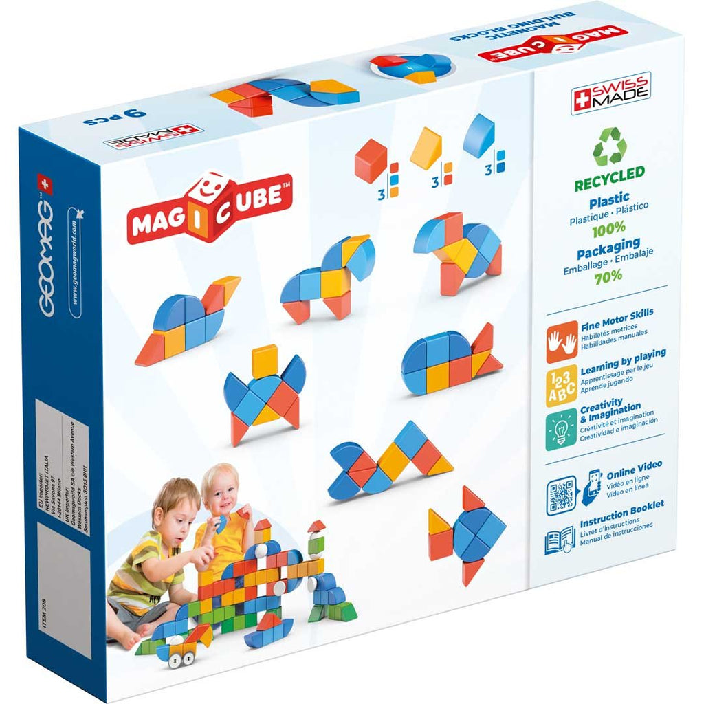 Magnetbausteine - Geomag Magicube Shapes Animals 9 - Geomag