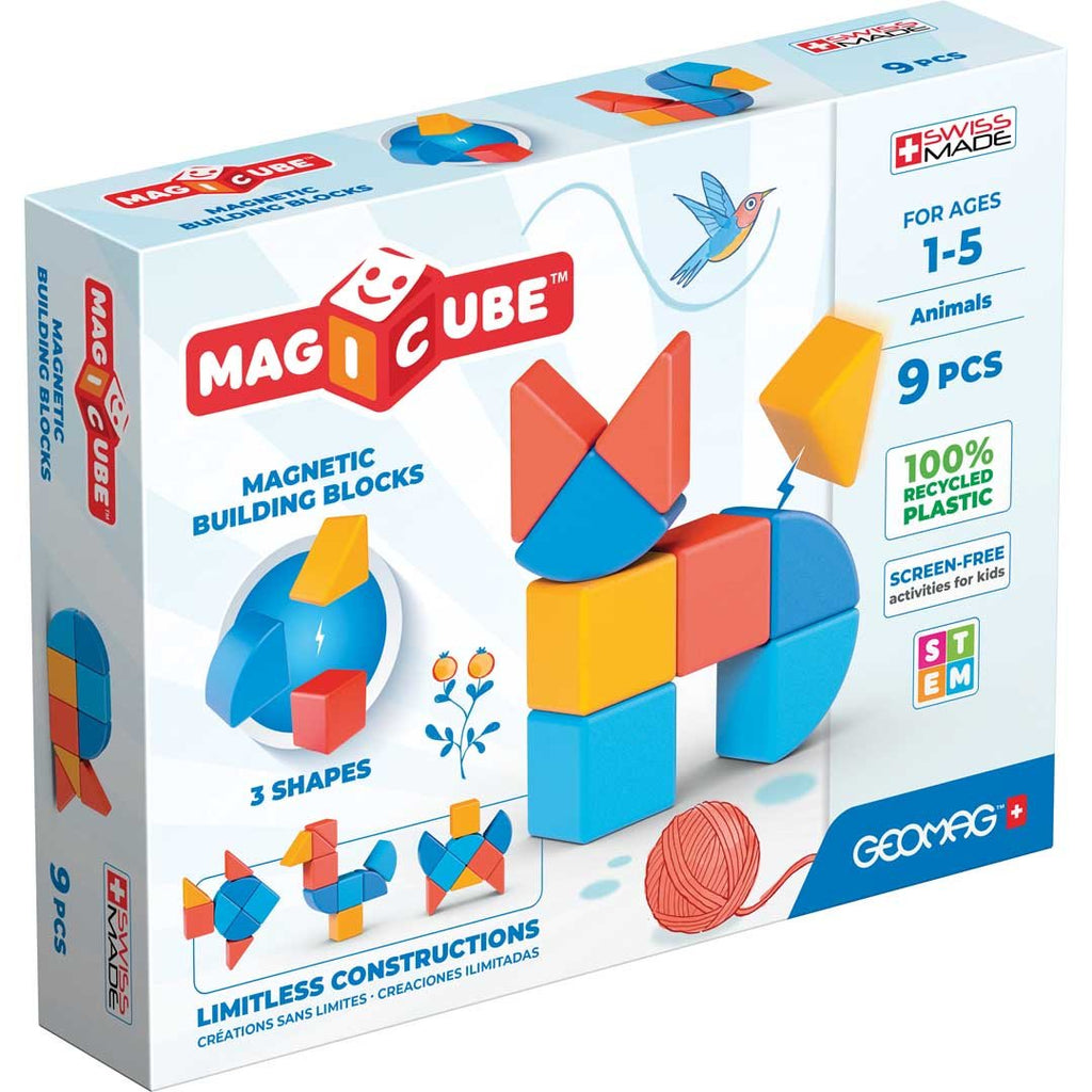 Magnetbausteine - Geomag Magicube Shapes Animals 9 - Geomag