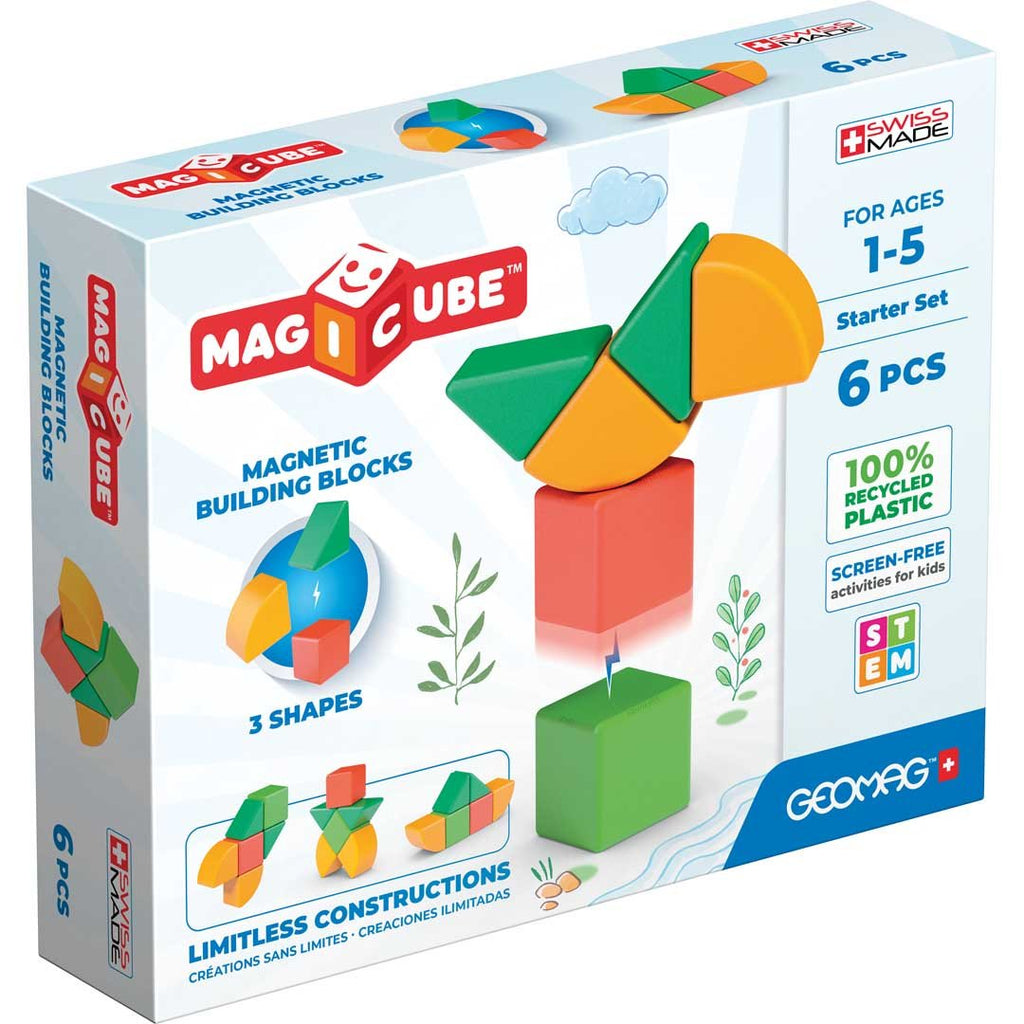 Magnetbausteine - Geomag Magicube Shapes Starter Set 6 - Geomag