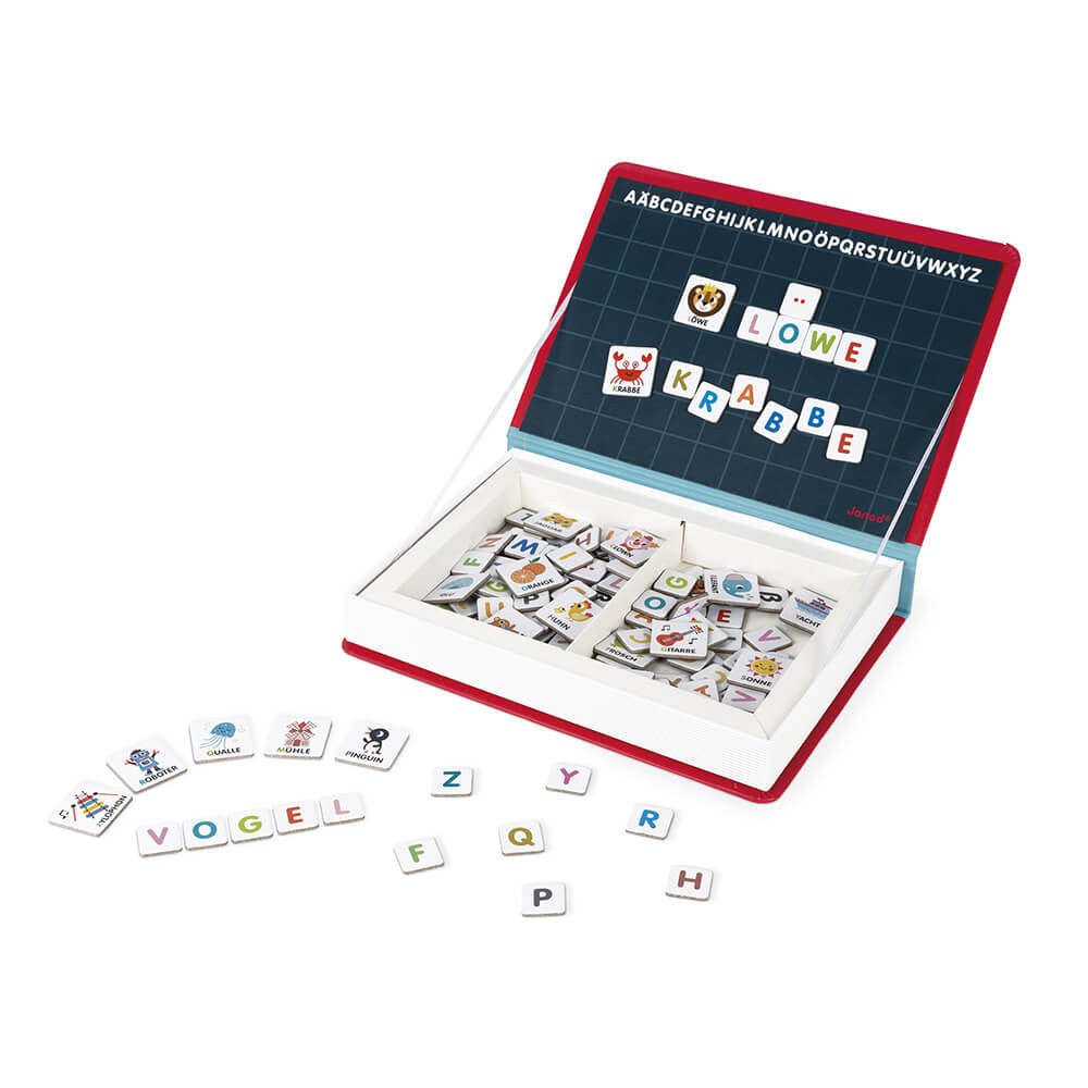 MagnétiBook Alphabet Deutsch – Magnetbuch zum Lernen von Buchstaben & Schreiben