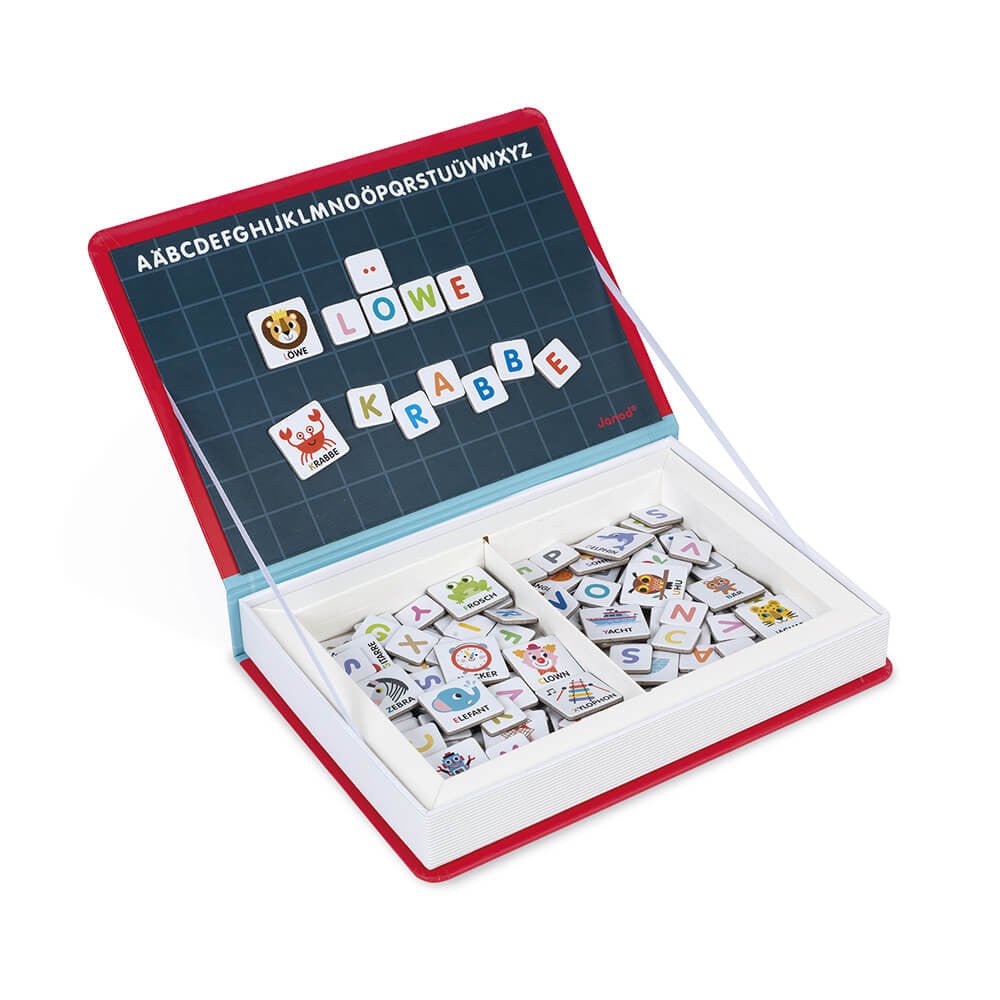 MagnétiBook Alphabet Deutsch – Magnetbuch zum Lernen von Buchstaben & Schreiben