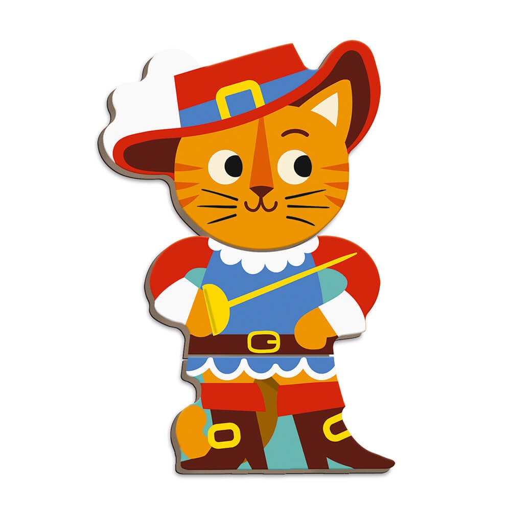 Janod Magnetspiel mit austauschbaren Märchenfiguren
