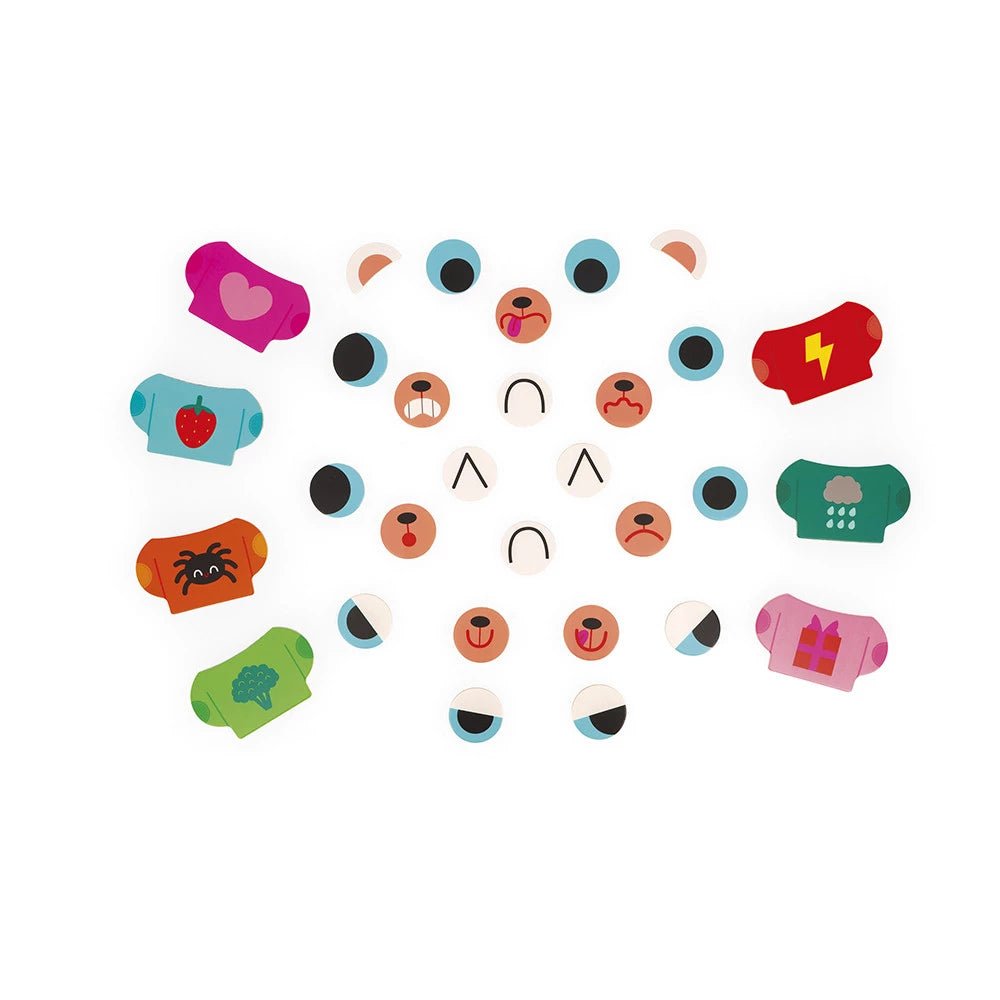 Magnetspiel Bär der Emotionen – 30 Magnete zum Gefühle ausdrücken